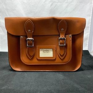 Leather Briefcase Satchel